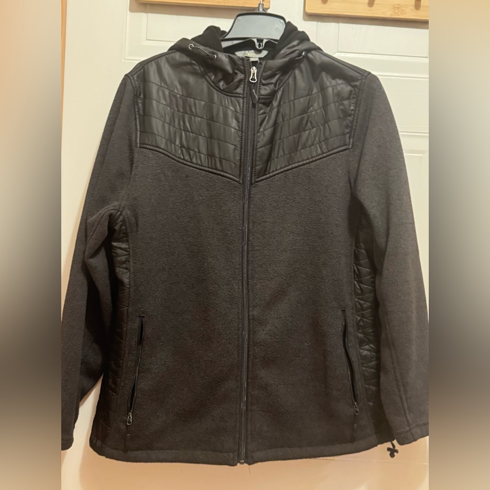 Natural Reflections Sz XL Charcoal Gray Mediun Weight Jacket VGUC😊😊